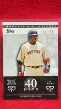 2007 Topps Moments & Milestones David Ortiz 40 Hits #115/150 #104