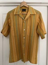 1960s Loop Collar Sears Pilgrim Double Pocket Shirt Med Camp Plaid