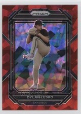 2023 Panini Prizm Red Ice Prizm Dylan Lesko #167 6ks
