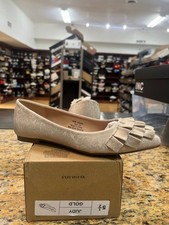 Journee Collection Women's Judy Ballet Flat Slip-On Gold Faux Leather Size 5.5M