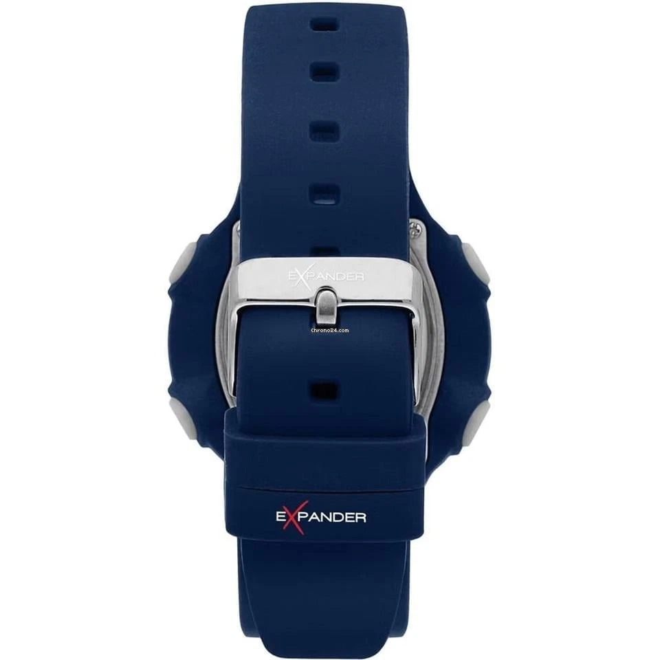 Orologio Uomo SECTOR EX-26 R3251280002 Silicone Blu Chrono Alarm Timer - Immagine 3 di 3