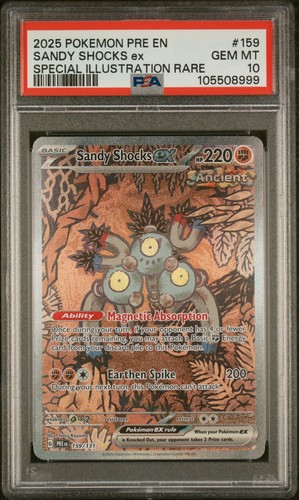 Sandy Shocks Ex 159/131 - Pokémon Extended Artwork Display Case