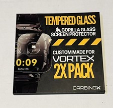 Tempered Glass Screen Protectors for Vortex Smart Watch CARBINOX 2 count U51C