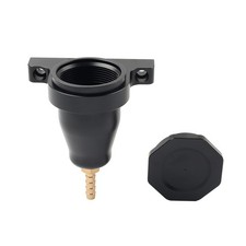 Black Upgraded Billet Hydraulic Clutch Reservoir Wo-ring Application Universal