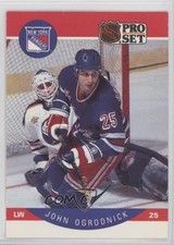1990-91 Pro Set John Ogrodnick #206 7k6