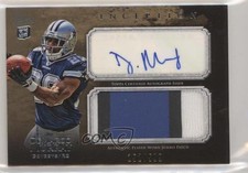 2011 Topps Inception Rookie /599 DeMarco Murray #AJP-DM Jumbo Patch Auto 0ol8