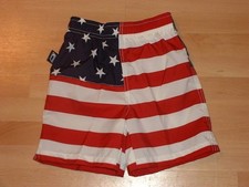 OLD NAVY Flag Swim Shorts Size 2T Red White Blue Stars Stripes JULY 4TH NEW