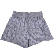 Nike Kids M Purple Loose Fit Training Shorts Lavender w/ built in shorts FB1095
