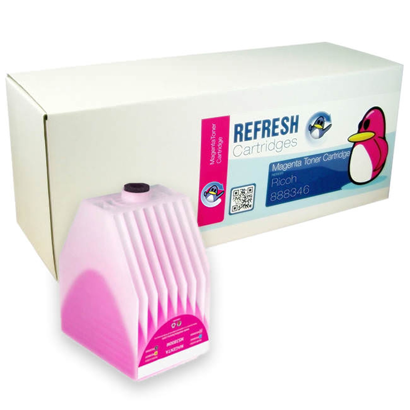 Refresh Cartridges Magenta 888346 Toner Compatible With Ricoh Printers