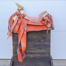 Charro Saddle 15” Seat – Mexican Montura Charra Para Caballo
