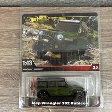 Hot Wheels Premium Jeep Wrangler 392 Rubicon 25 1:43 Real Riders Metal Die Cast