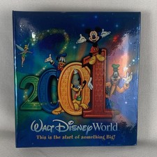 VINTAGE 2001 WALT DISNEY WORLD PHOTO ALBUM 50 PAGES HOLDS 100 4X6 PHOTOS