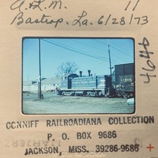 AL&M Arkansas Louisiana Missouri Locomotive 11 Bastrop LA 1973 35mm Slide