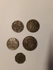 5 pieces Stadt Düren and Mainz, Mark 1917 1918 1919, Germany