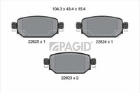 Pagid Bremsbelagsatz Scheibenbremse T2771N FüR Mazda BM BN CX DK Bmlfp Bmlfs BM4