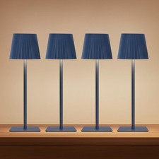 4 Pack Cordless Table Lamp,6000mAh Rechargeable Battery Operated Desk Lamp,Ad...
