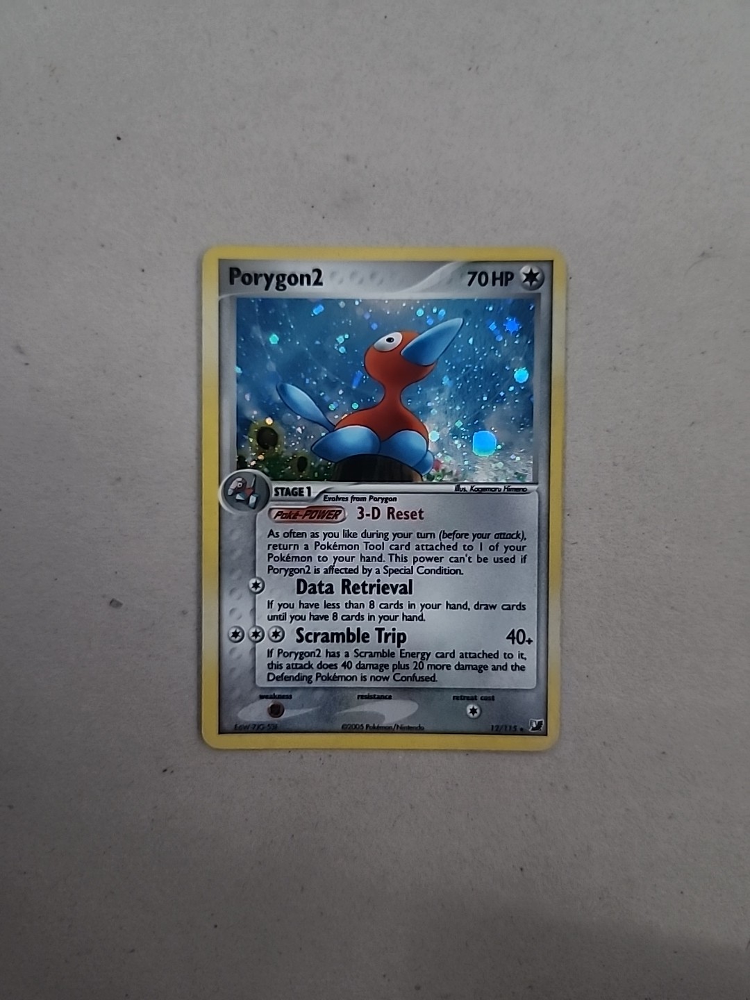 Porygon2 12/115 Unseen Forces Holo NM