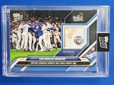 Game-used Base Relic- Dodgers - 2024 MLB TOPPS NOW Card #885C Blue /49 CHAMPS