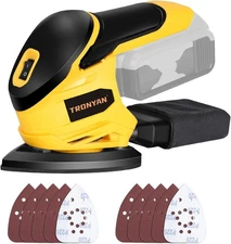 Cordless Detail Sander Compatible with Dewalt 20V Max Battery (Tool Only)