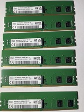  Lot of 6 SKhynix 8GB 1Rx8 PC4-3200AA-RD1-12