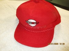 Chevrolet Corvette , RED BASEBALL CAP , One Size