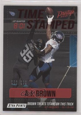 2021 Panini Prestige Time Stamped Xtra Points Red 262/299 AJ Brown #TS-AB 0q1p