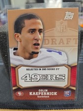 Colin Kaepernick 2011 Topps RR GOLD Rookie Card #128 . rookie card picture