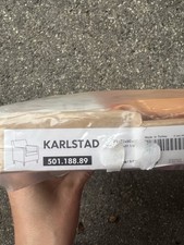 Ikea Karlstad Bezug Sessel Orange Rot Geblümt Neu OVP 501.188.89