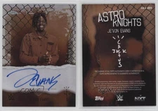 2025 Topps Chrome WWE x Cactus Jack Astroknights Je'Von Evans #AKA-JES Auto