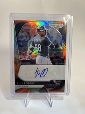 2020 Panini Prizm - Rookie Autographs Luis Robert #RA-LR Cosmic Haze Prizm 01/50