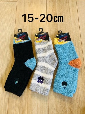 Poppy Playtime Fuzzy Room Socks 3pcs Set CatNap DogDay Kids 15-20cm Cute