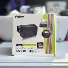 Vivitar Digital Camcorder 558HD 5.1 Mega Pixels 4x Digital Zoom - Red