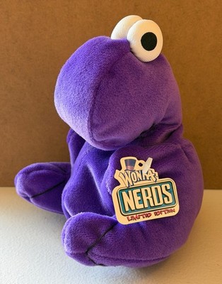 Nerds Plush Purple Nerd Vintage Promo Limited Wonka 5 inch Nestle 80's WTs