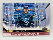 2022-23 Upper Deck Young Guns UD Canvas Shane Wright RC #C228 SIGNED IP AUTO