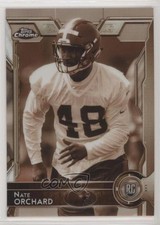 2015 Topps Chrome Rookies Sepia Refractor 39/99 Nate Orchard #164 0m0