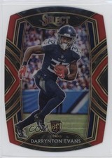 2020 Panini Select Club Level Red Prizm Die-Cut Darrynton Evans #278 12gr