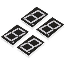 4Pcs Common Anode 7 Segment 10 Pin 1 Digit 9V LED Display Digital Tube Green