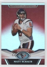 2011 Topps Platinum Red Refractor Matt Schaub #18 0e1