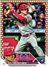 2023 Topps #398 Dalton Guthrie Gold Star