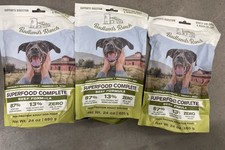 Badlands Ranch Superfood Complete Beef Formula Air Dried Dog Food 24 oz 3pack
