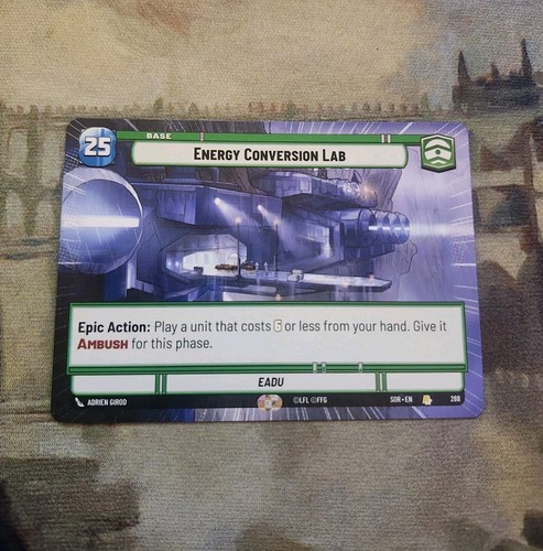 Star Wars Unlimited - Energy Conversion Lab (Hyperspace) - (SOR) #288 - Picture 1 of 2