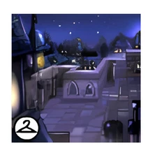 Neopets - MiniMME17-B: Evening Rooftop Background - Virtual Item - Fast and Safe