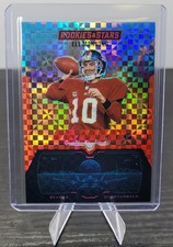 2025 Panini Rookies & Stars Red Plaid Prizm Airborne ELI MANNING #10 NY GIANTS