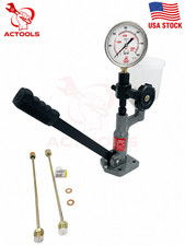 New Diesel Injector Nozzle Pop Tester 0- 600 BAR Dual Scale 0-8500 PSI Gauge USA