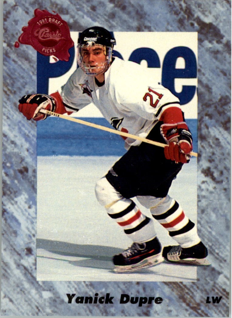 1991 Classic Four Sport French #41 Yanick Dupre UER/   (Yanic misspelled)