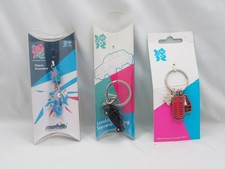 2 Keyrings and a Charm Accessory London 2012 Olympics  New