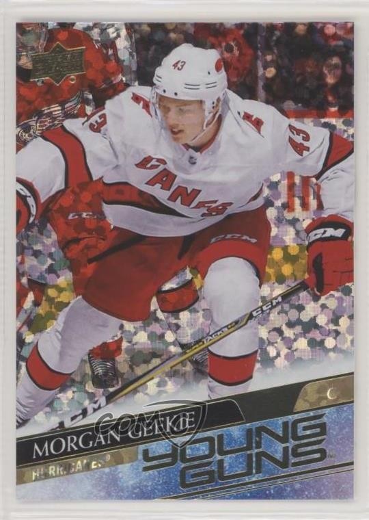 2020-21 Upper Deck Young Guns Speckled Rainbow Foil Morgan Geekie #210 Rookie RC