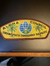 BSA: Aloha Council Patch (Serving youth throughout the Pacific)