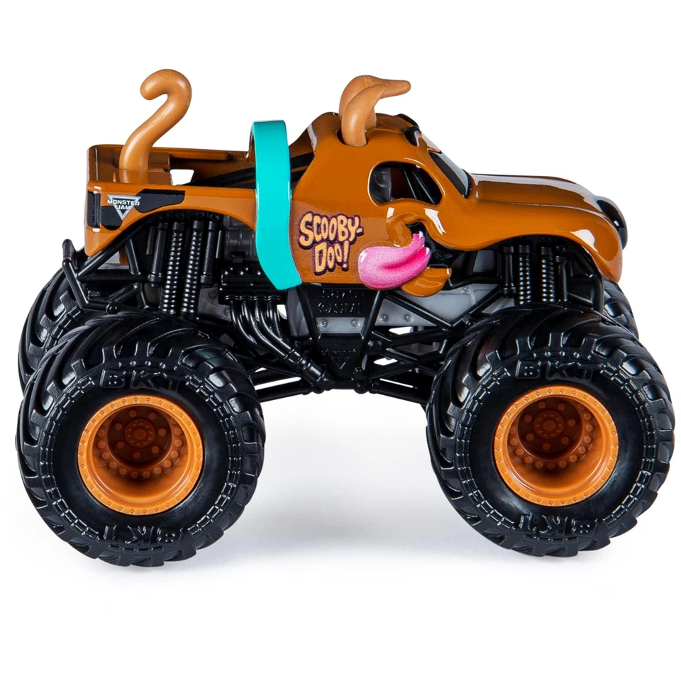 Brinquedo colecionável Scooby Doo Monster Jam oficial caminhão fundido escala 164 - Imagem 3 de 4
