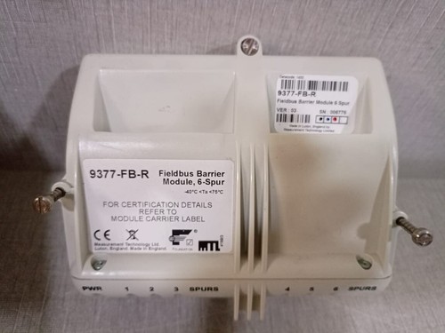 Eaton 9377-FB-R / 9377FBR VER.03 Fieldbus Barrier Module 6-Spur - NEW NO BOX - Picture 3 of 6